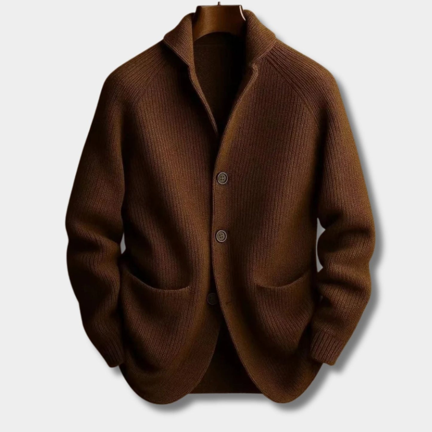 Tailored Shawl Knit Cardigan | Zyphhra
