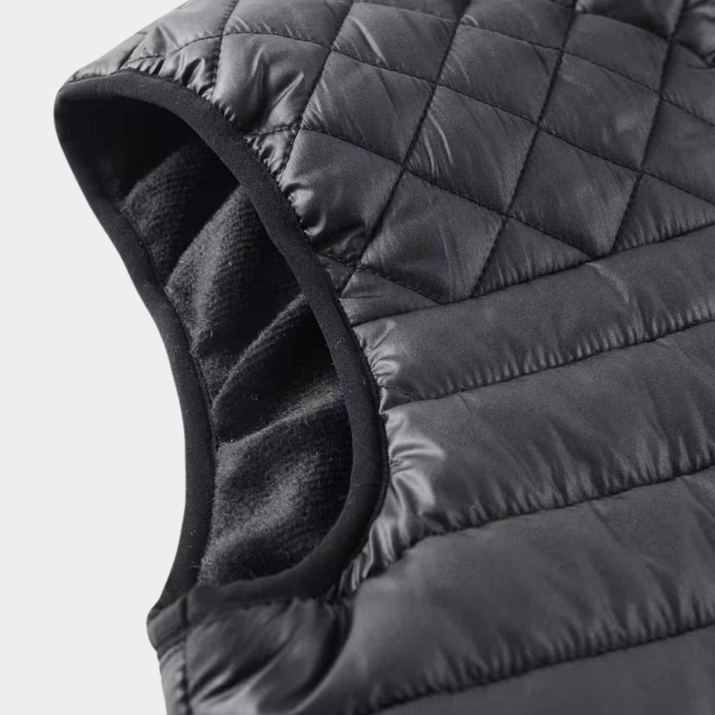 Quilted Stand Collar Puffer Gilet | Zyphhra
