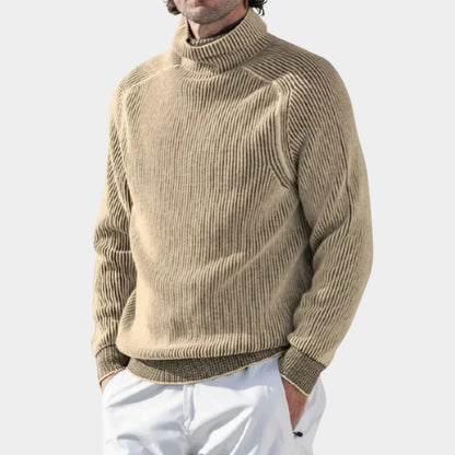 Ribbed Roll Neck Jumper | Zyphhra