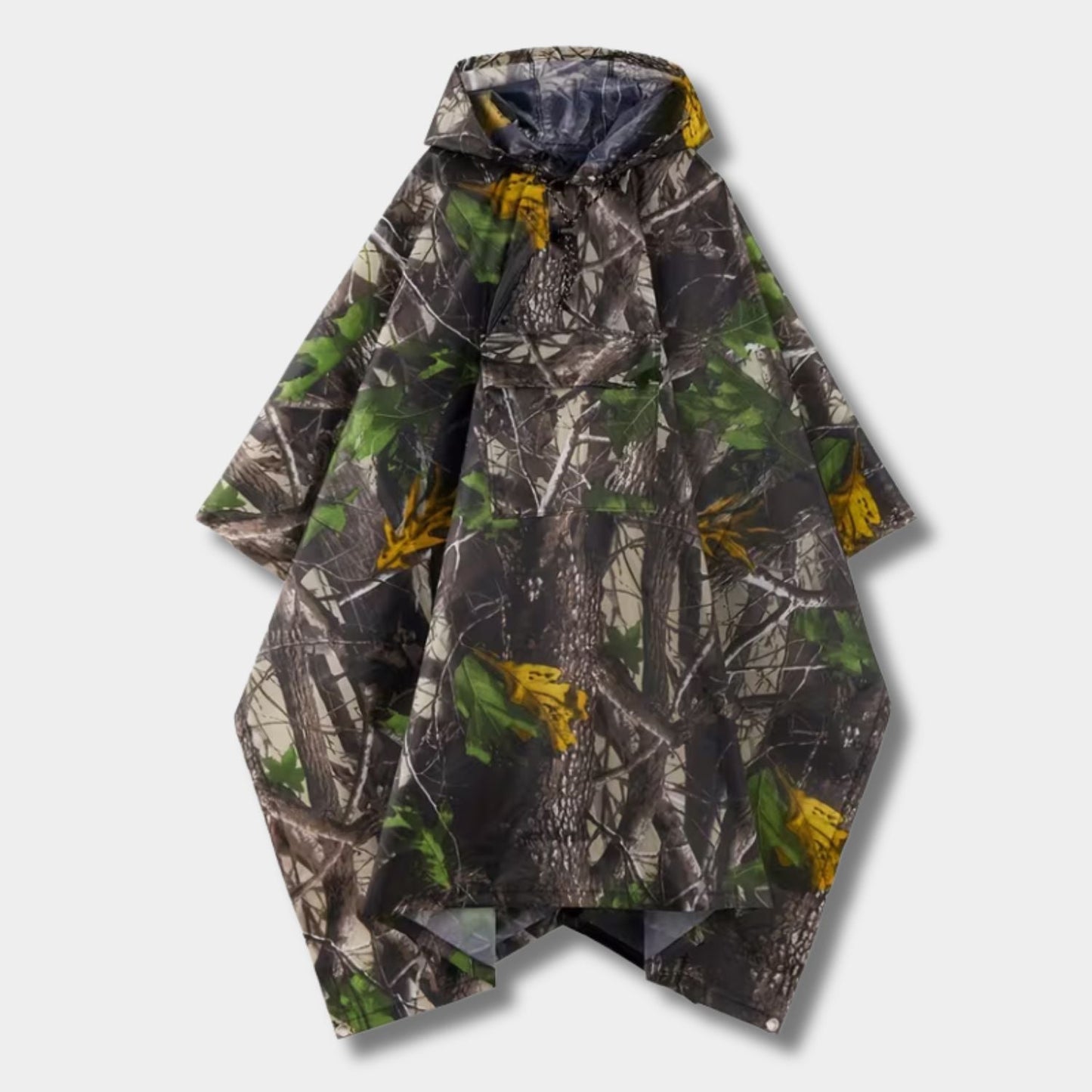 Camouflage Hooded Poncho Rain Coat | Zyphhra
