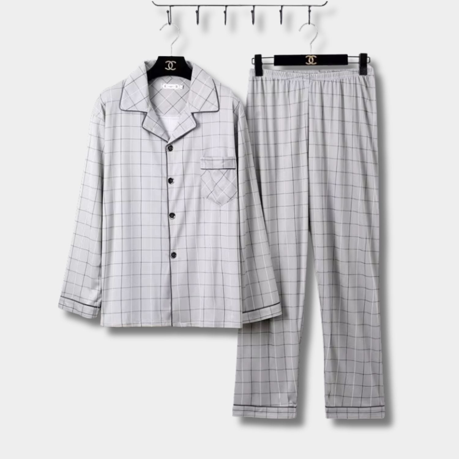 Light Grey Check