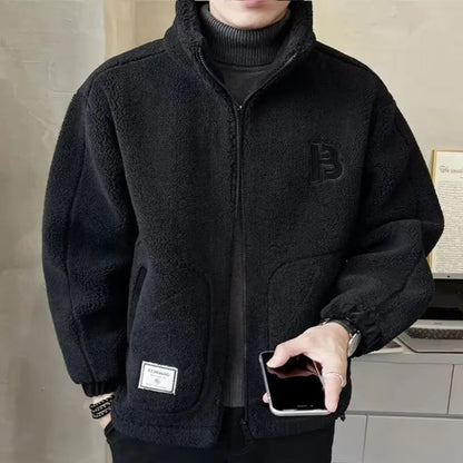 High-Collar Sherpa Fleece Jacket | Zyphhra