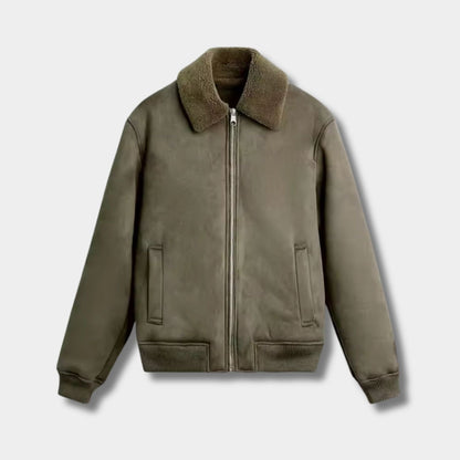 Sherpa Collar Winter Jacket | Zyphhra