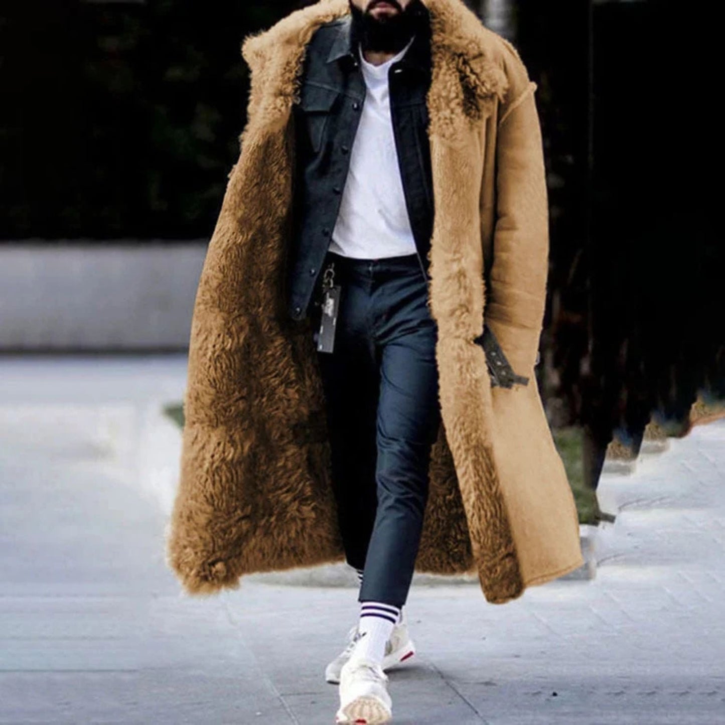 Faux Fur Lined Winter Over Coat | Zyphhra