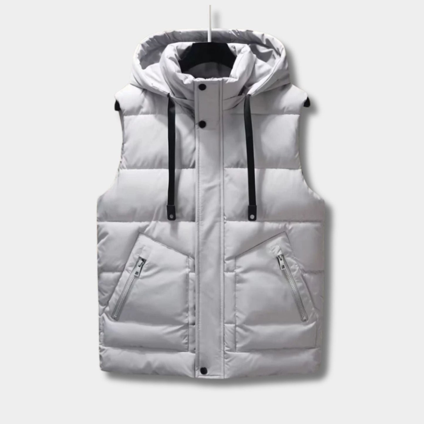 Hooded Winter Puffer Gilet | Zyphhra