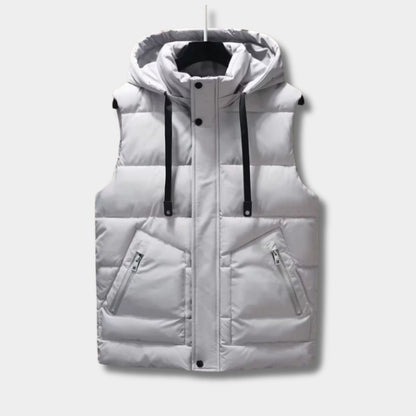 Hooded Winter Puffer Gilet | Zyphhra
