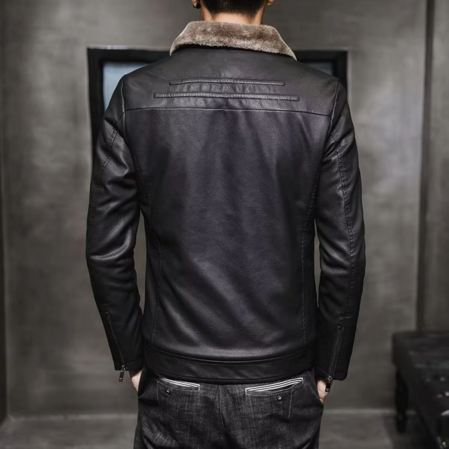 Thermal Lined Leather Jacket | Zyphhra