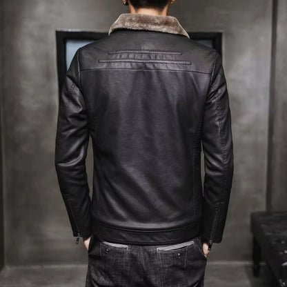 Thermal Lined Leather Jacket | Zyphhra