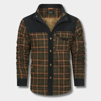 Checked Sherpa Flannel Shirt Jacket | Zyphhra
