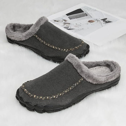 Fleece Lined Moccasin Slippers | Zyphhra