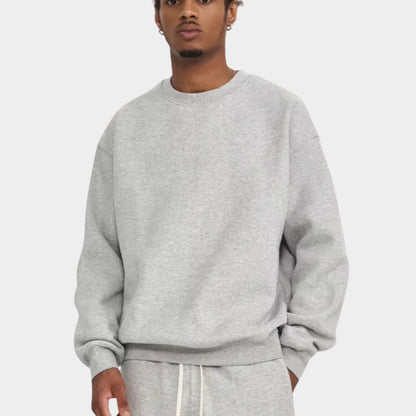 Relaxed Fit Crew Neck Jumper | Zyphhra
