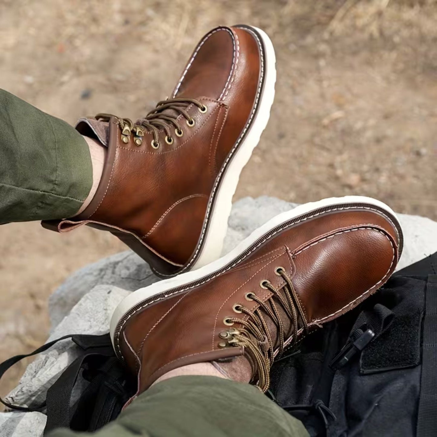 Classic Moc Toe Work Boots | Zyphhra