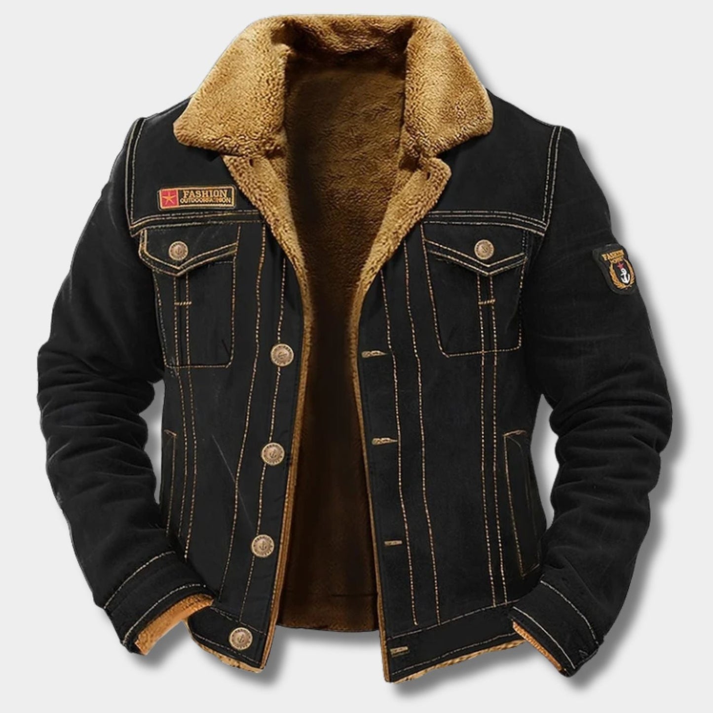 Utility Sherpa Fleece Jacket | Zyphhra