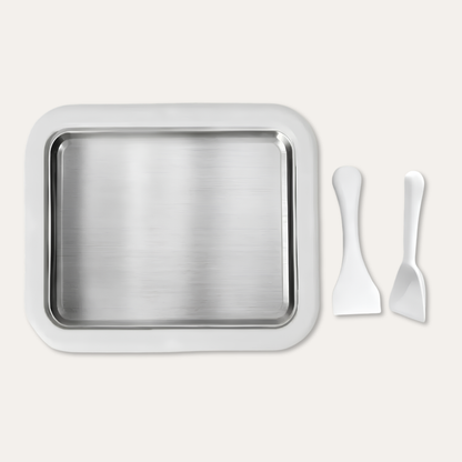 Compact Stainless Steel Ice Cream Roll Plate | Zyphhra
