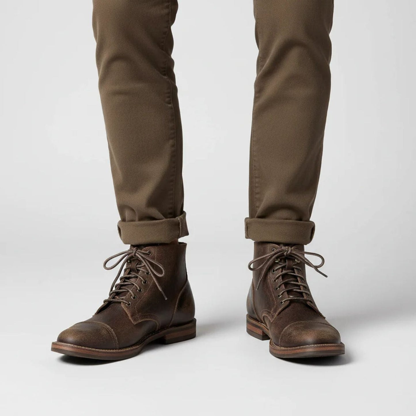 Retro Leather Dress Boots | Zyphhra
