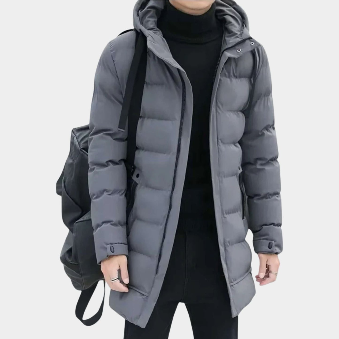 Insulated Hooded Longline Ski Coat | Zyphhra