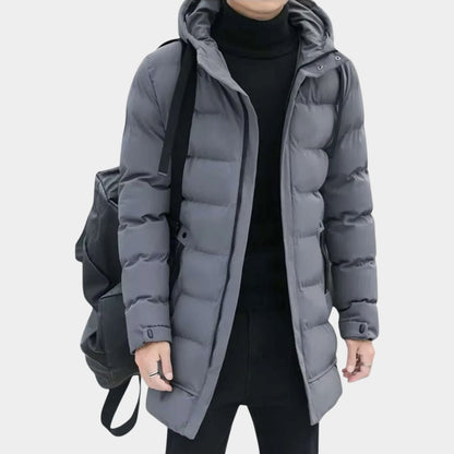 Insulated Hooded Longline Ski Coat | Zyphhra