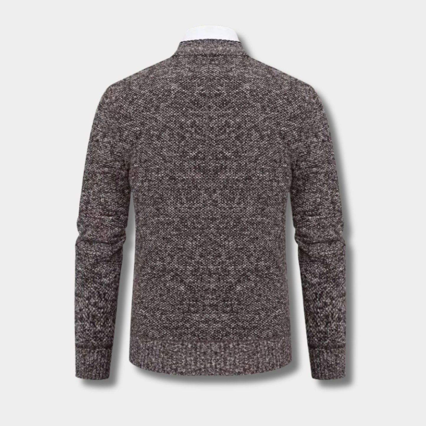 Textured Contrast Trim Cardigan | Zyphhra