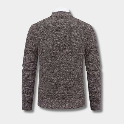Textured Contrast Trim Cardigan | Zyphhra