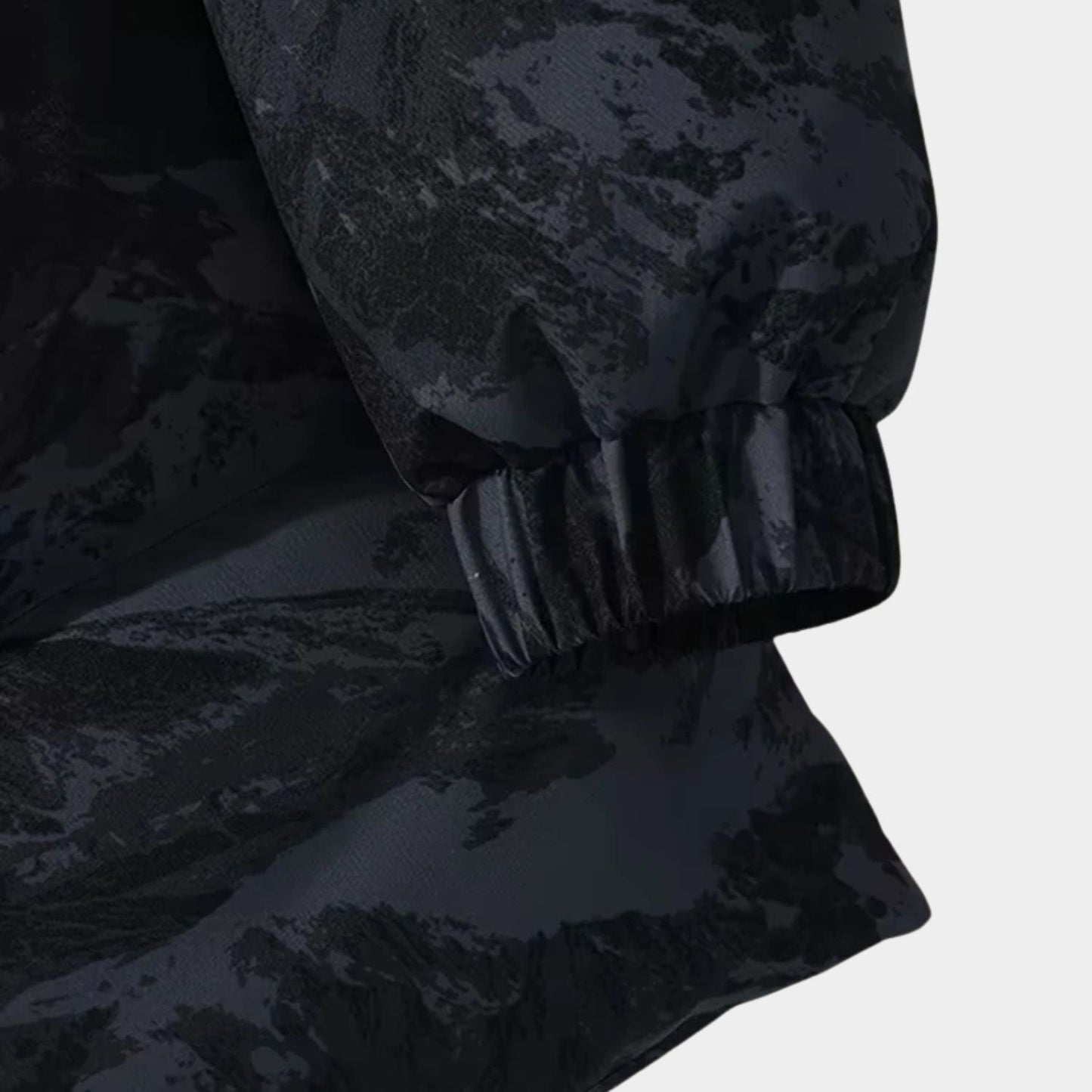 Mountain Print Puffer Jacket | Zyphhra