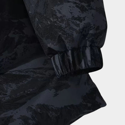 Mountain Print Puffer Jacket | Zyphhra
