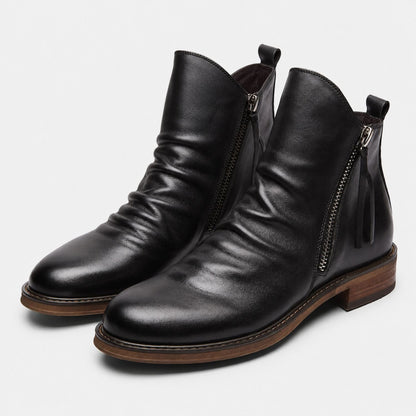 Vintage Side Zip Dress Boots | Zyphhra