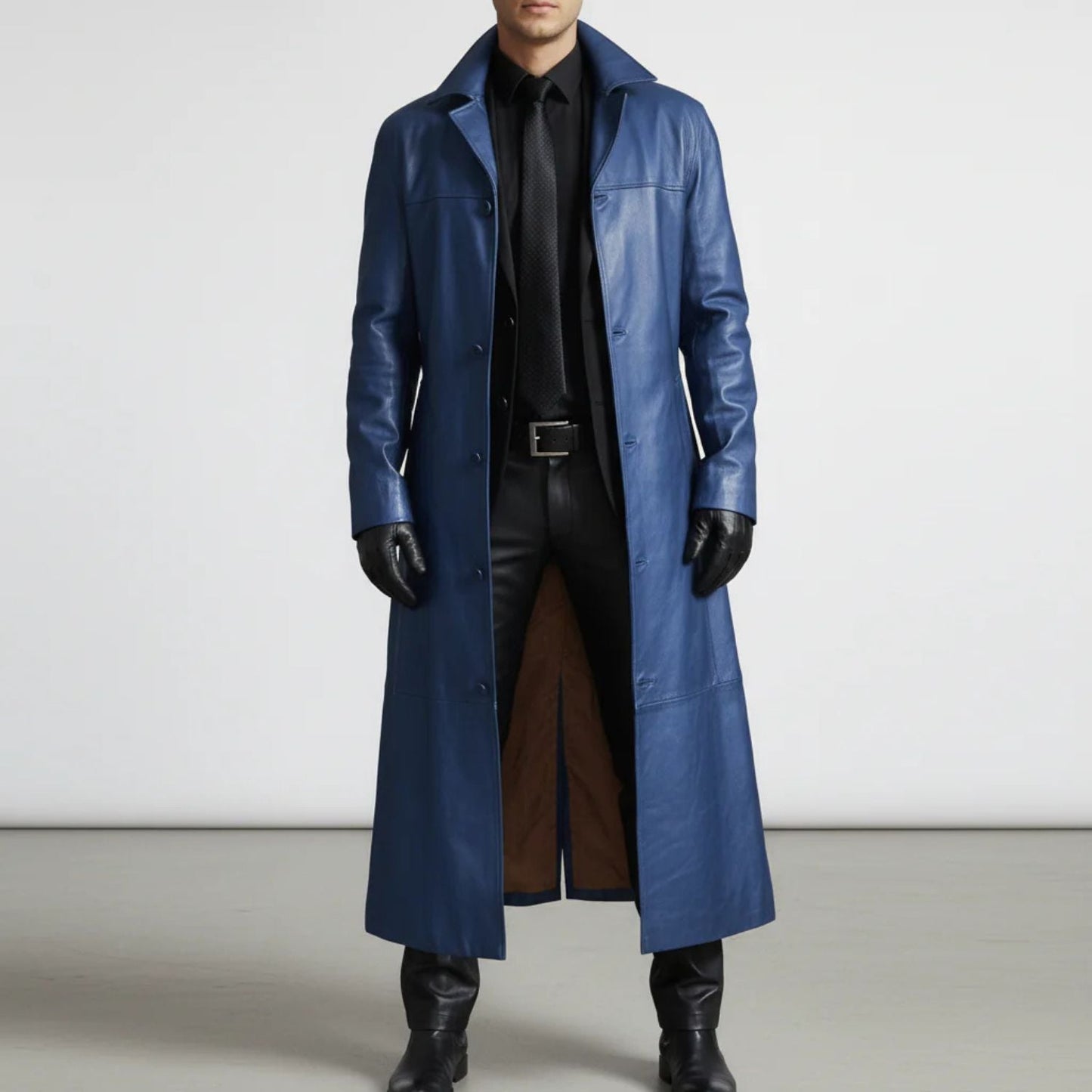 Long Leather Jacket | Zyphhra
