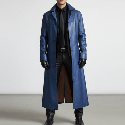 Long Leather Jacket | Zyphhra