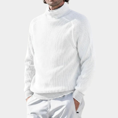 Ribbed Roll Neck Jumper | Zyphhra