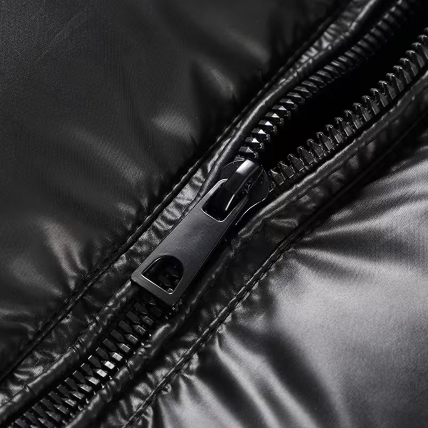 Glossy Hooded Puffer Jacket | Zyphhra