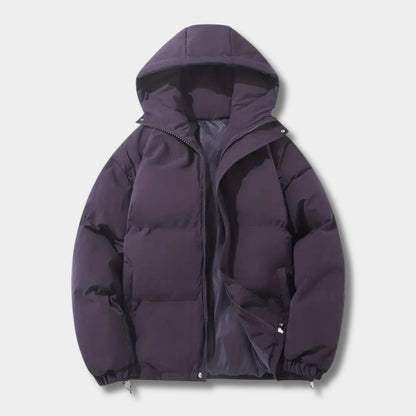 Drawstring Hood Puffer Winter Jacket | Zyphhra