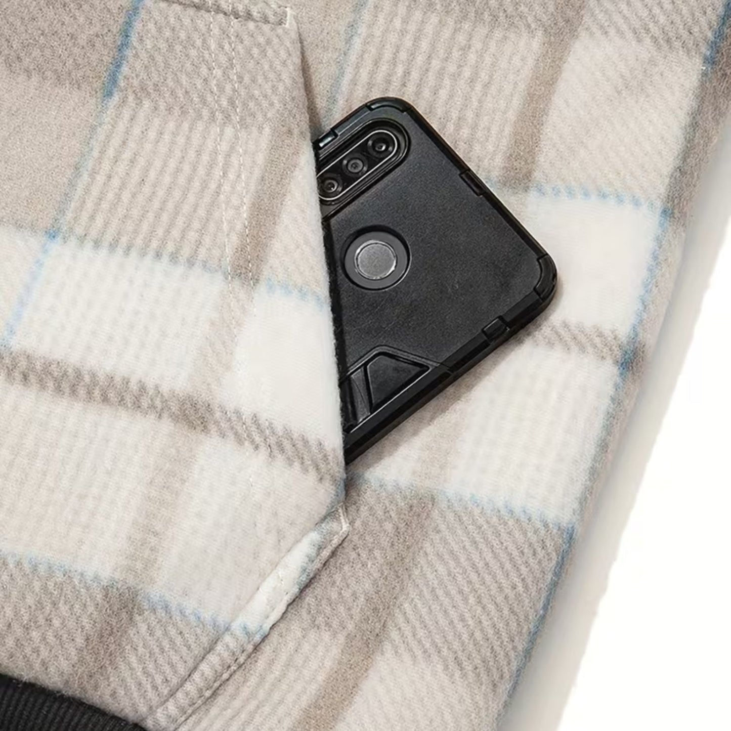 Sherpa Lined Flannel Shirt Jacket | Zyphhra