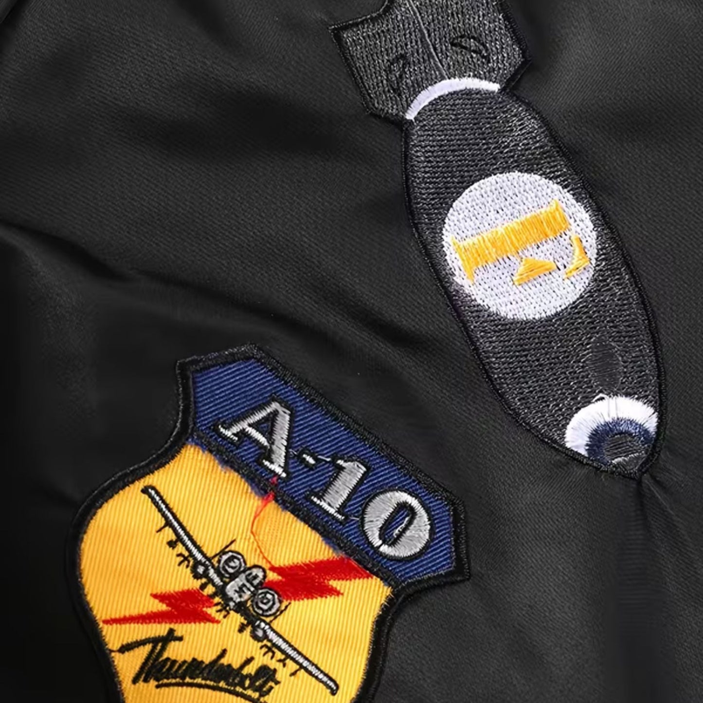 Embroidered Flight Aviator Jacket | Zyphhra