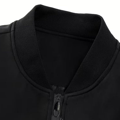 Minimalist Utility Bomber Jacket | Zyphhra