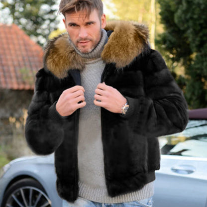 Hooded Faux Fur Jacket | Zyphhra