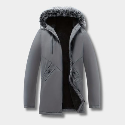 Fur Hood Longline Ski Coat | Zyphhra