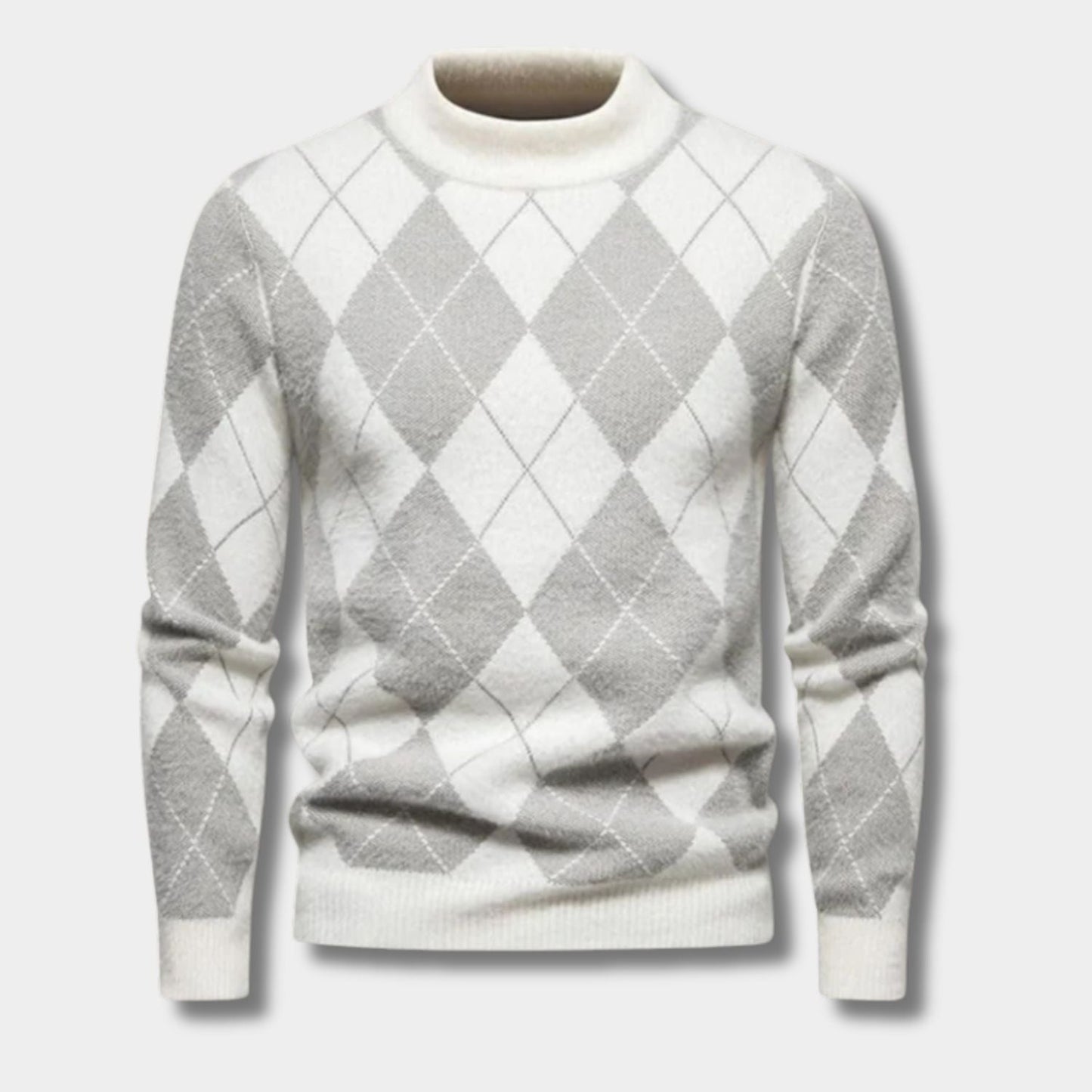 Argyle Knit Jumper | Zyphhra
