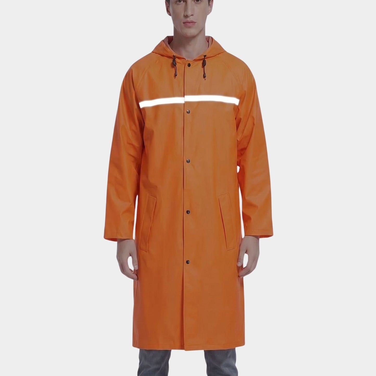 Reflective Packable Rain Coat | Zyphhra