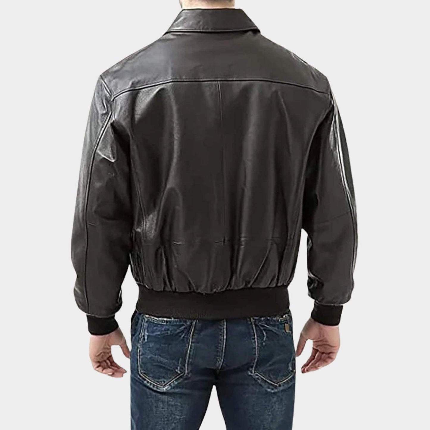 Vintage Leather Aviator Jacket | Zyphhra