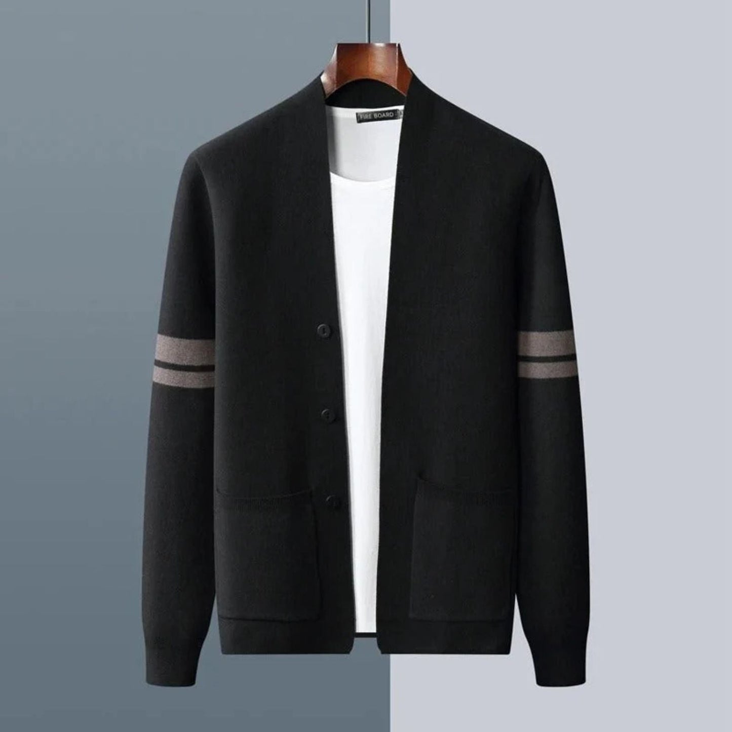 Minimalist Stripe Sleeve Cardigan | Zyphhra