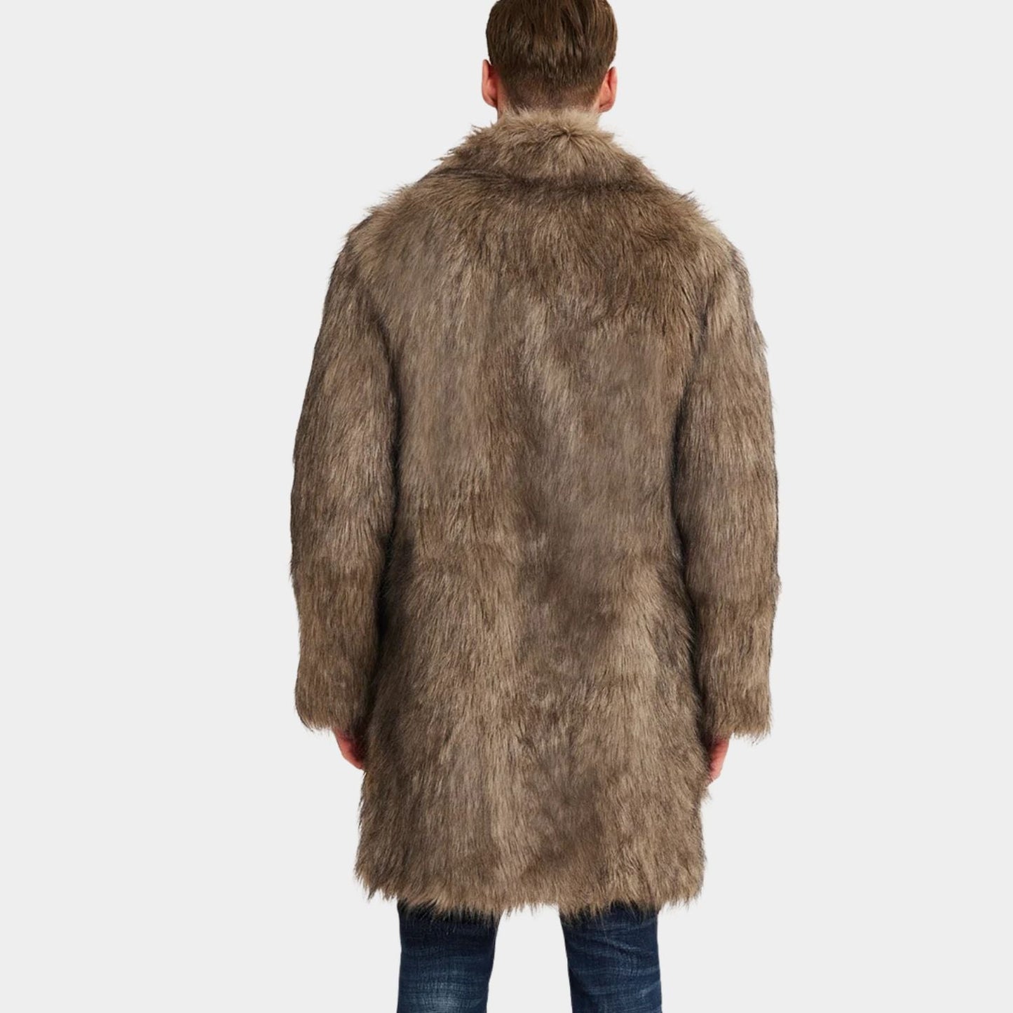 Luxurious Lapel Plush Fur Coat | Zyphhra