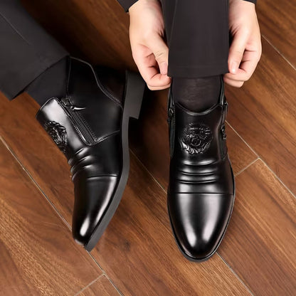 Embossed Chelsea Dress Boots | Zyphhra