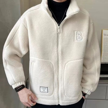 High-Collar Sherpa Fleece Jacket | Zyphhra