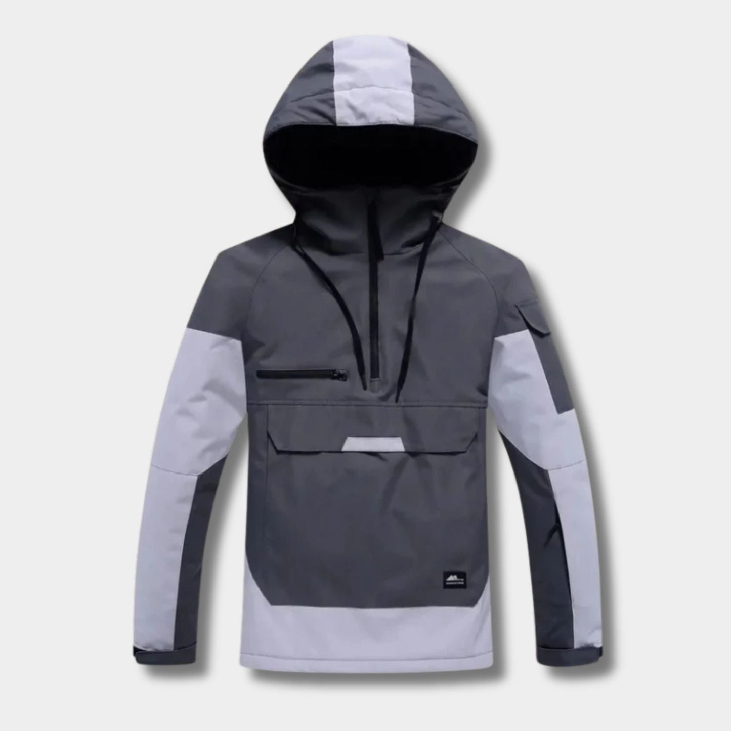 Hooded Half-Zip Ski Jacket | Zyphhra