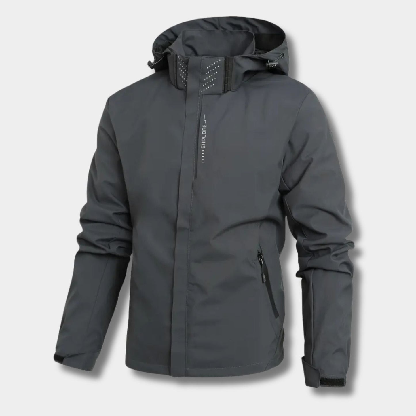 Adjustable Hood Shell Waterproof Jacket | Zyphhra