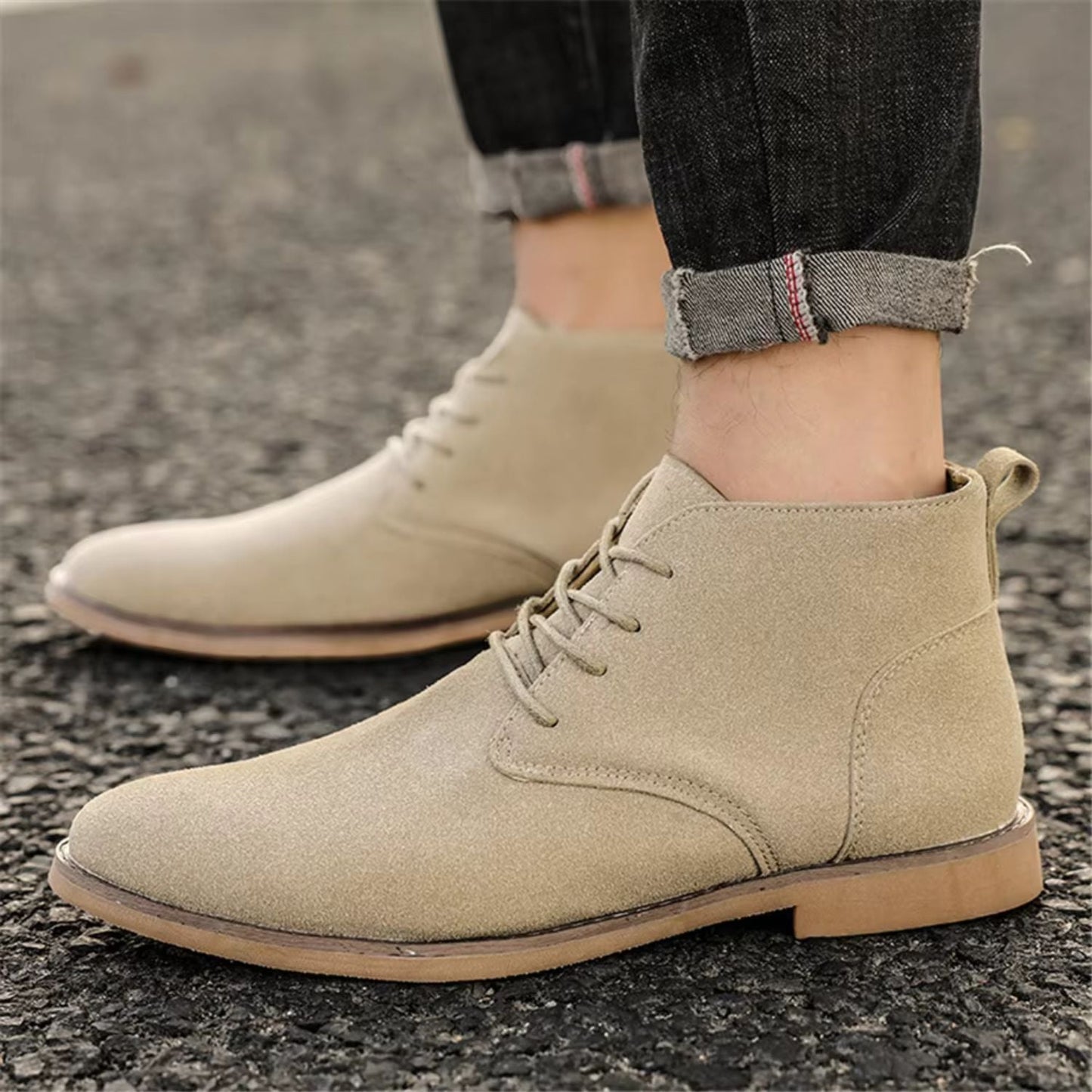 Refined Suede Dress Boots | Zyphhra
