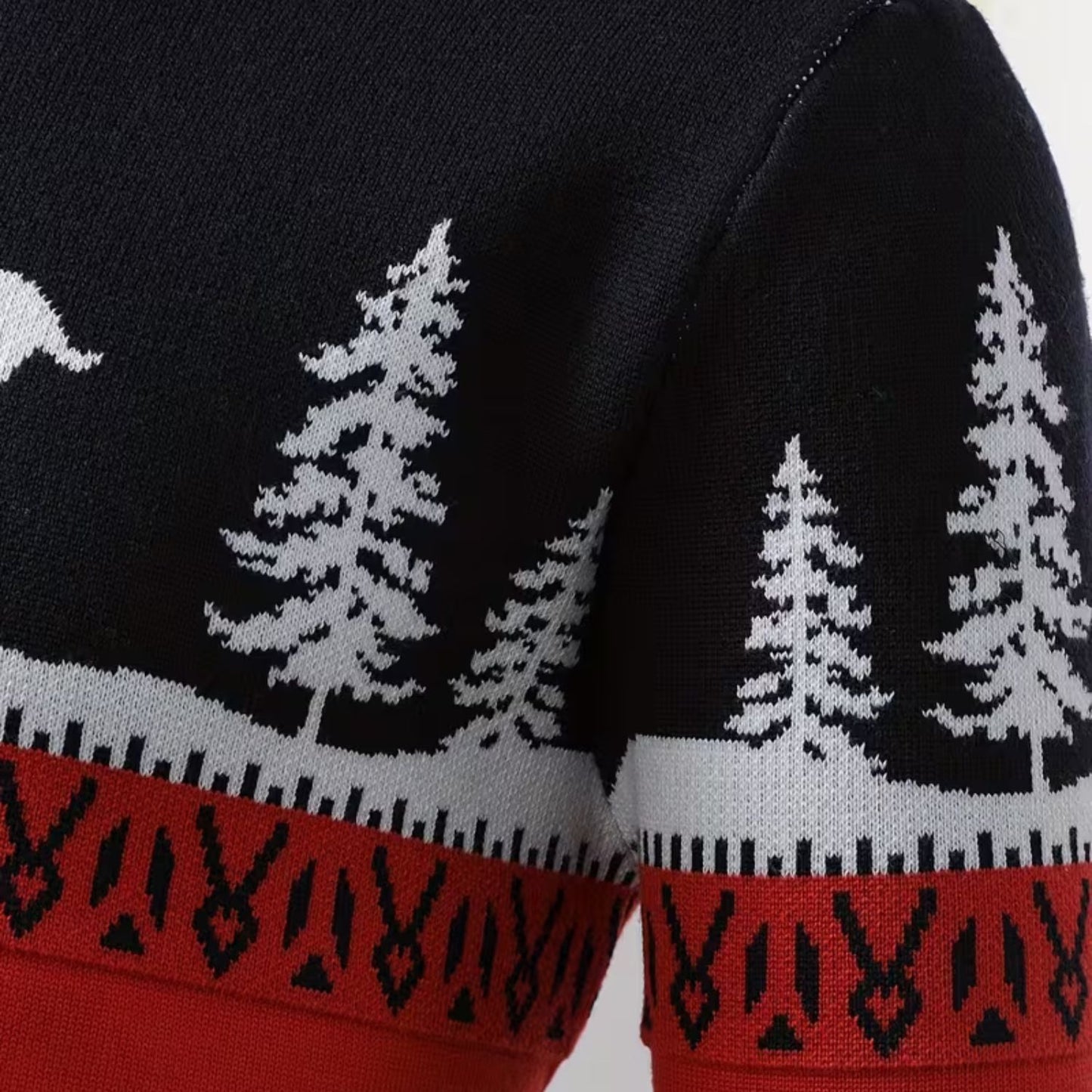 Reindeer & Pine Christmas Jumper | Zyphhra