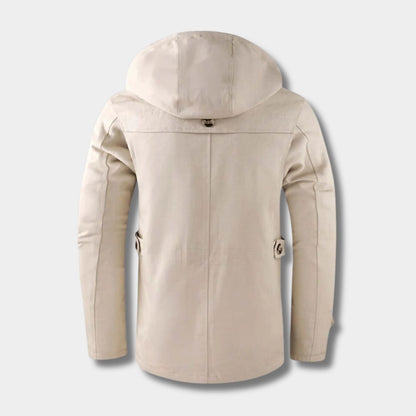 Button Front Hooded Winter Jacket | Zyphhra