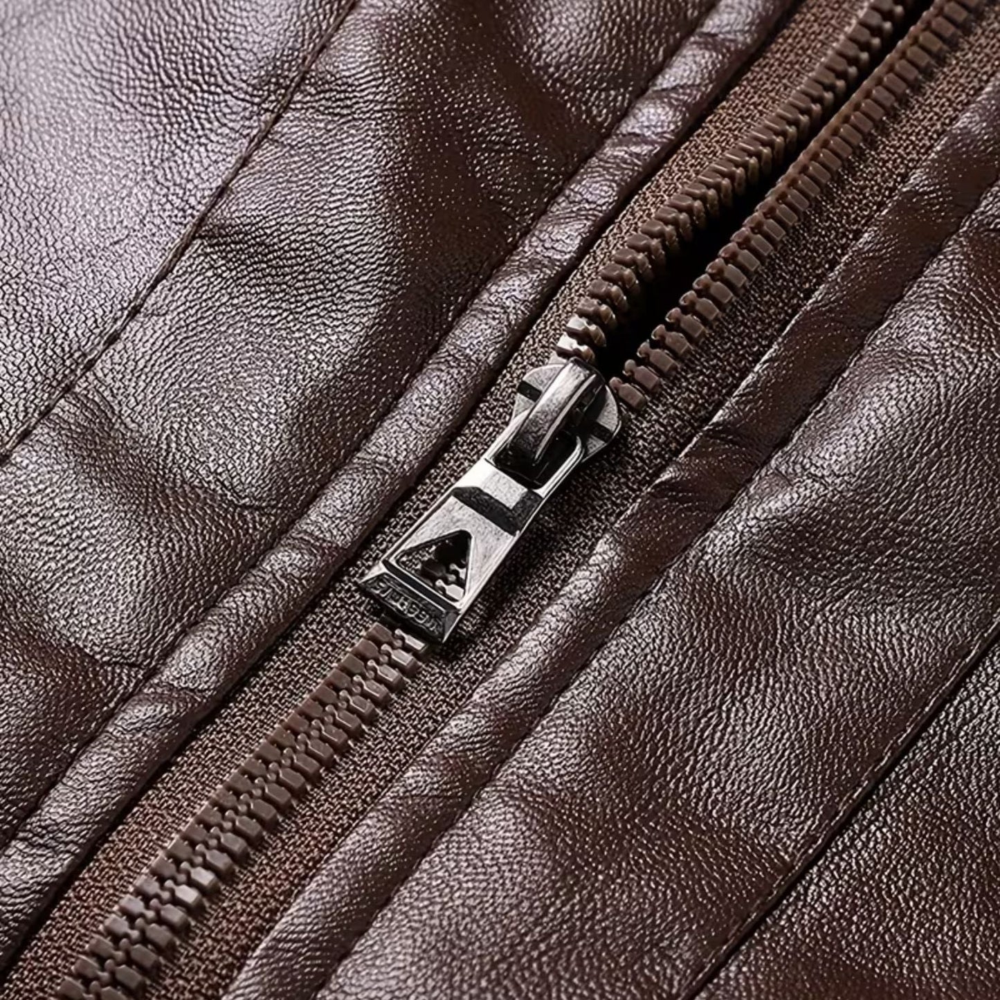 Fleece Lined Leather Jacket | Zyphhra