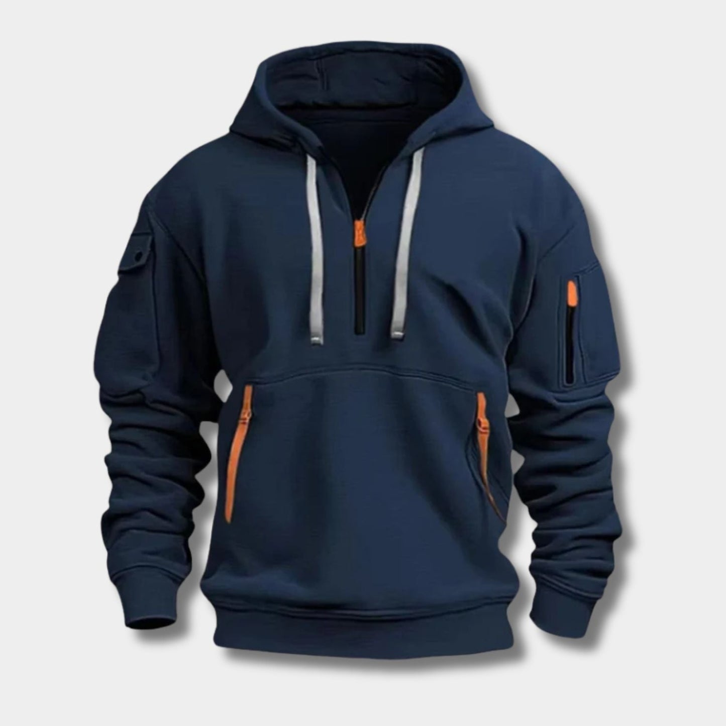 Half Zip Utility Hoodie | Zyphhra